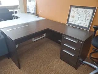 60” x 72” L Shaped Desk Ref. Hella 60L from ETTES Office Furniture