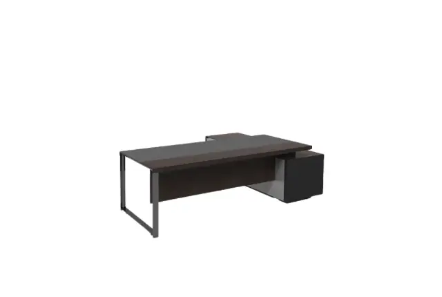 80″ x 64″ Executive L Shaped Desk Ref. EY86 from ETTES Office Furniture